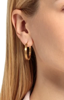 Hoop Earrings in Gold