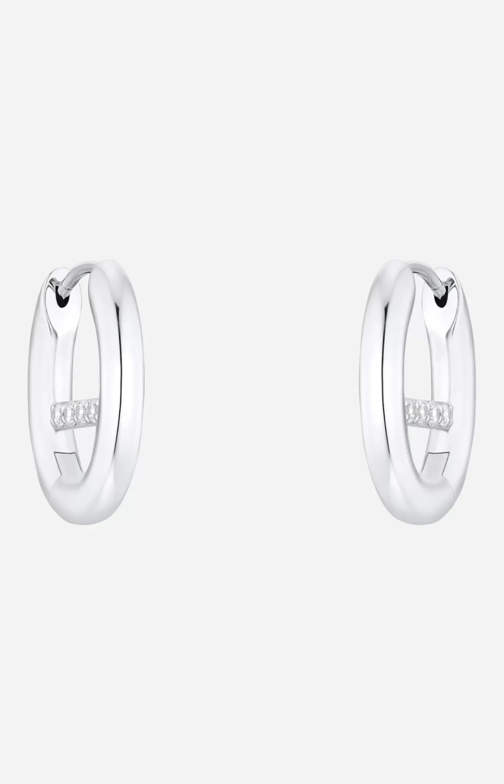 Hoop Earrings in Silver