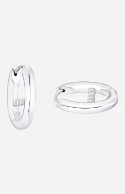 Hoop Earrings in Silver