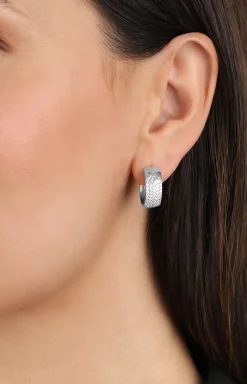 Hoop Earrings in Silver