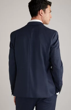 Hustle Jersey Jacket in a Navy Pattern