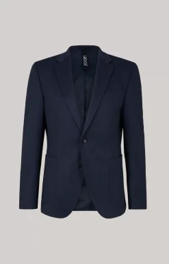 Hustle Jersey Jacket in a Navy Pattern