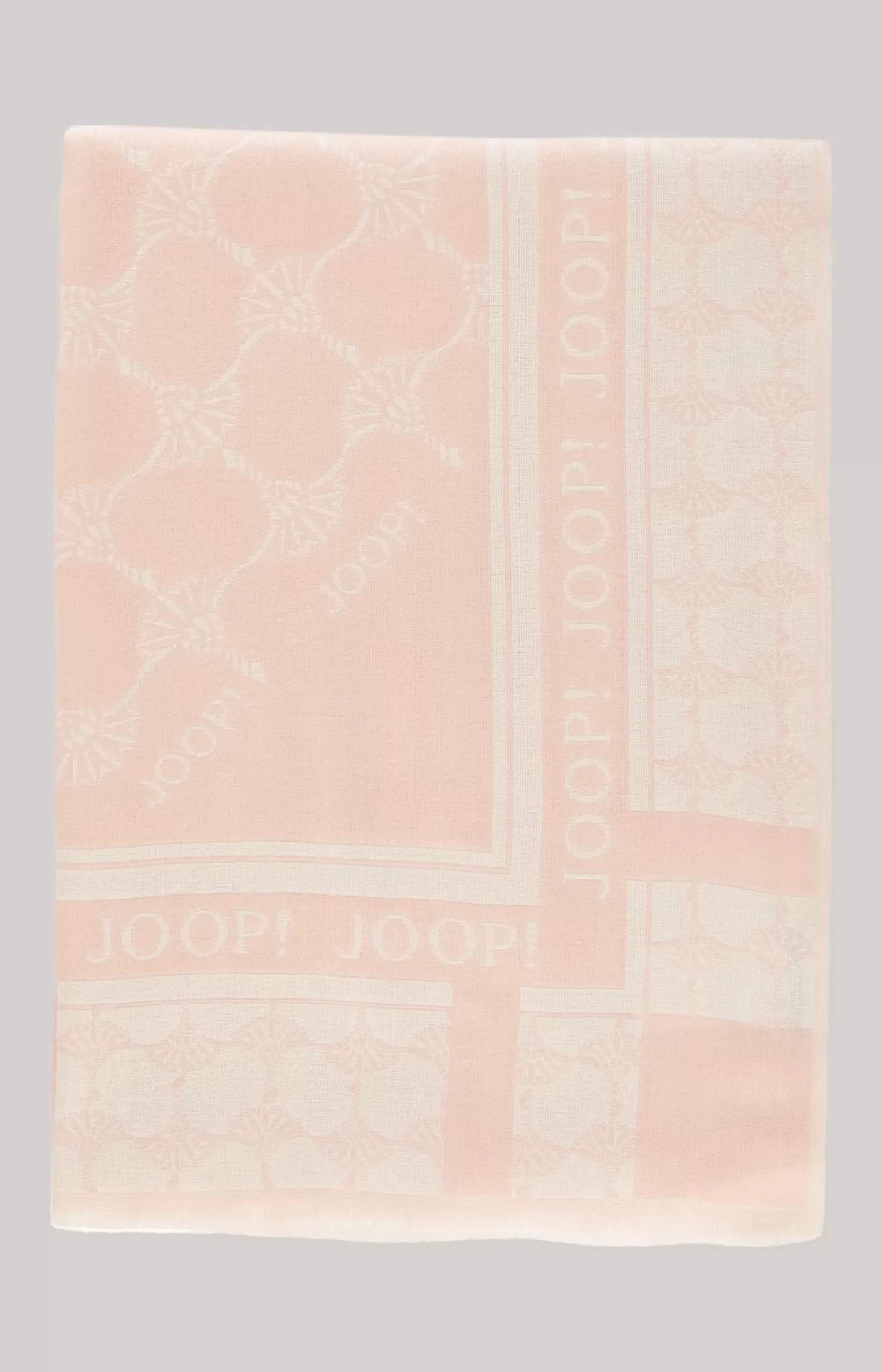 Jacquard Scarf in Pastel Pink