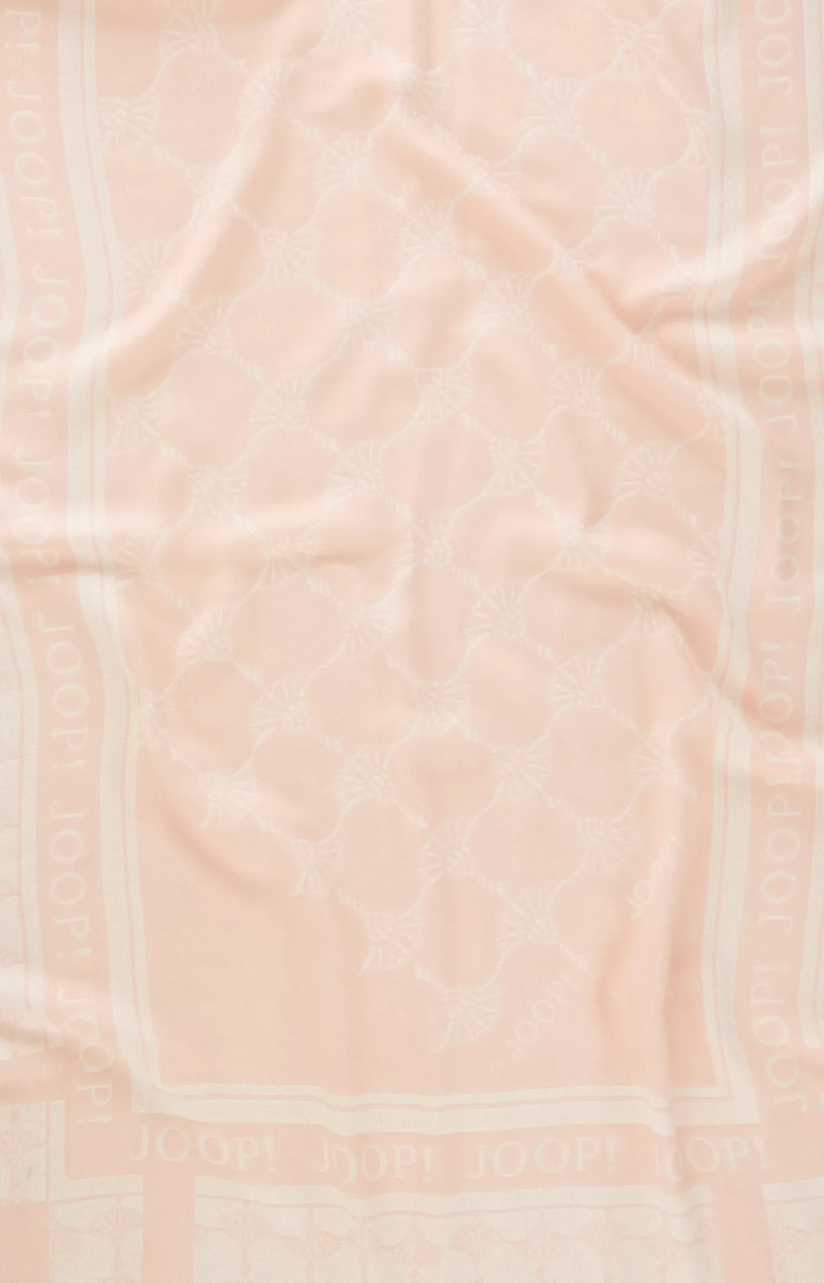 Jacquard Scarf in Pastel Pink