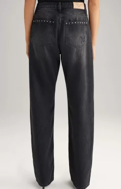 Jeans in a Dark Grey Washed Look