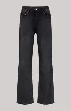 Jeans in a Dark Grey Washed Look