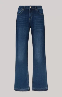 Jeans in a Denim Blue Washed Look