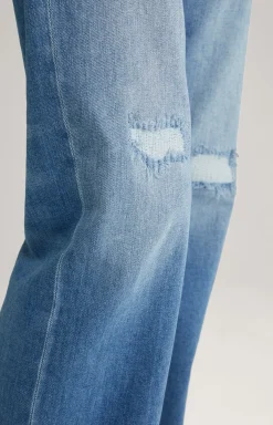 Jeans in a Denim Blue Washed Look