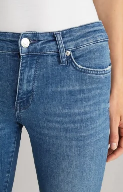 Jeans in a Denim Blue Washed Look