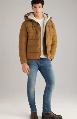 Jhonis Quilted Jacket in Brown