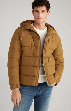 Jhonis Quilted Jacket in Brown