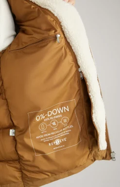 Jhonis Quilted Jacket in Brown