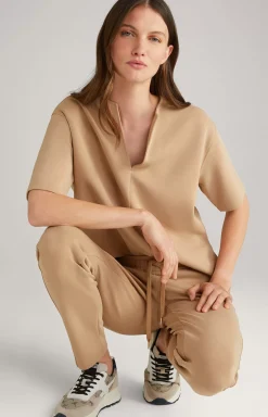 Jogging Pants in Beige