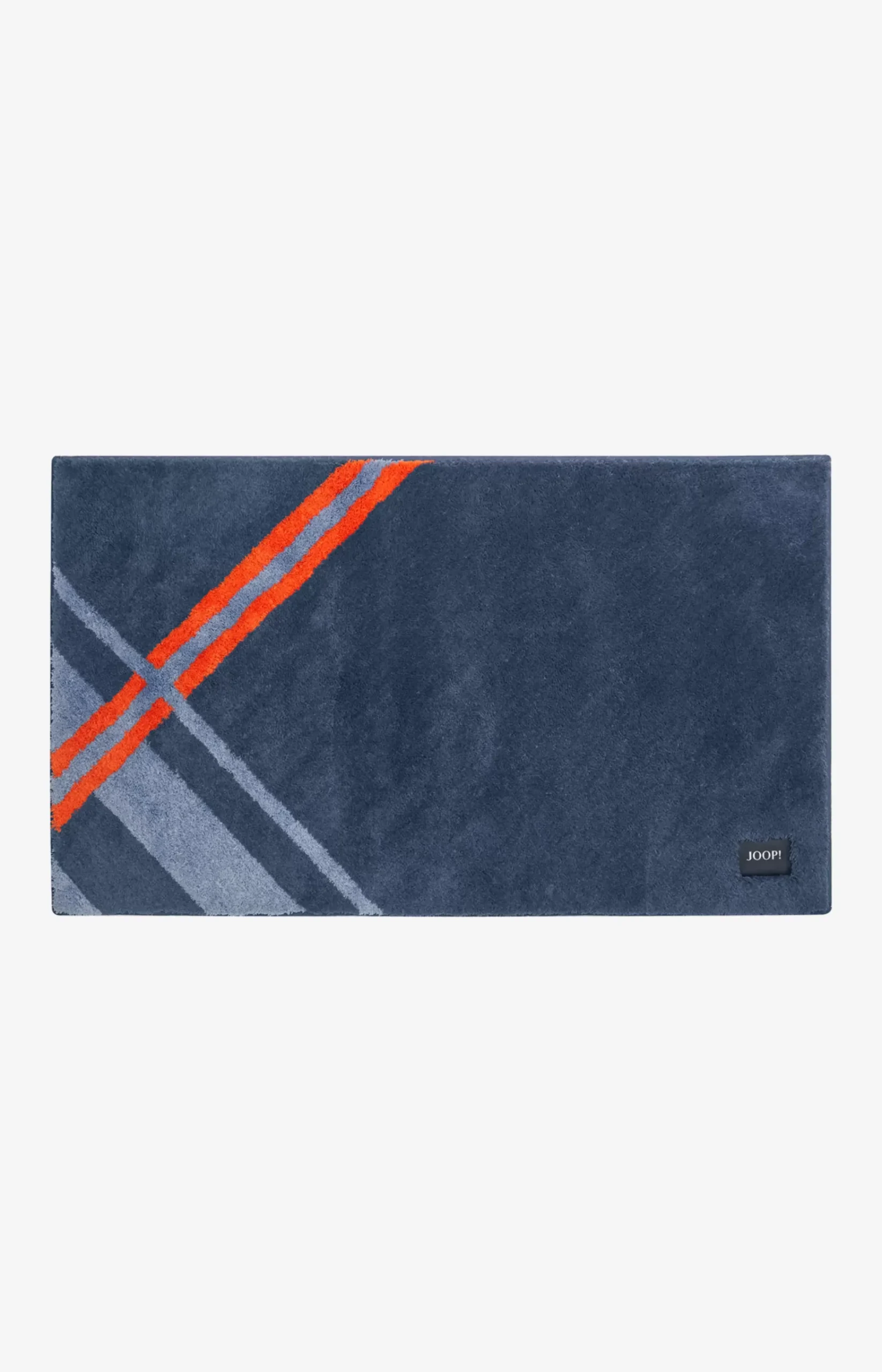 JOOP! CHECKS bath mat in navy, 70 x 120 cm