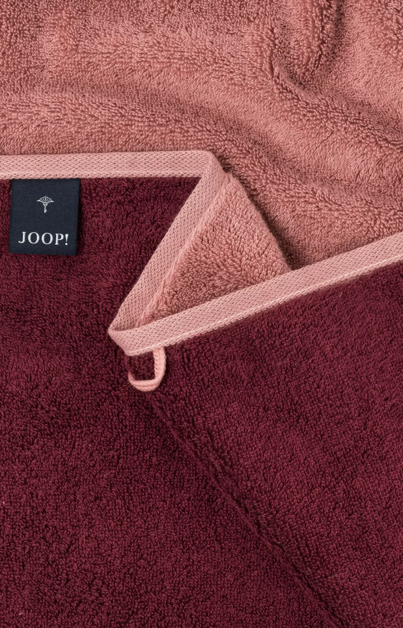 JOOP! CLASSIC DOUBLEFACE Terrycloth Range in Rouge