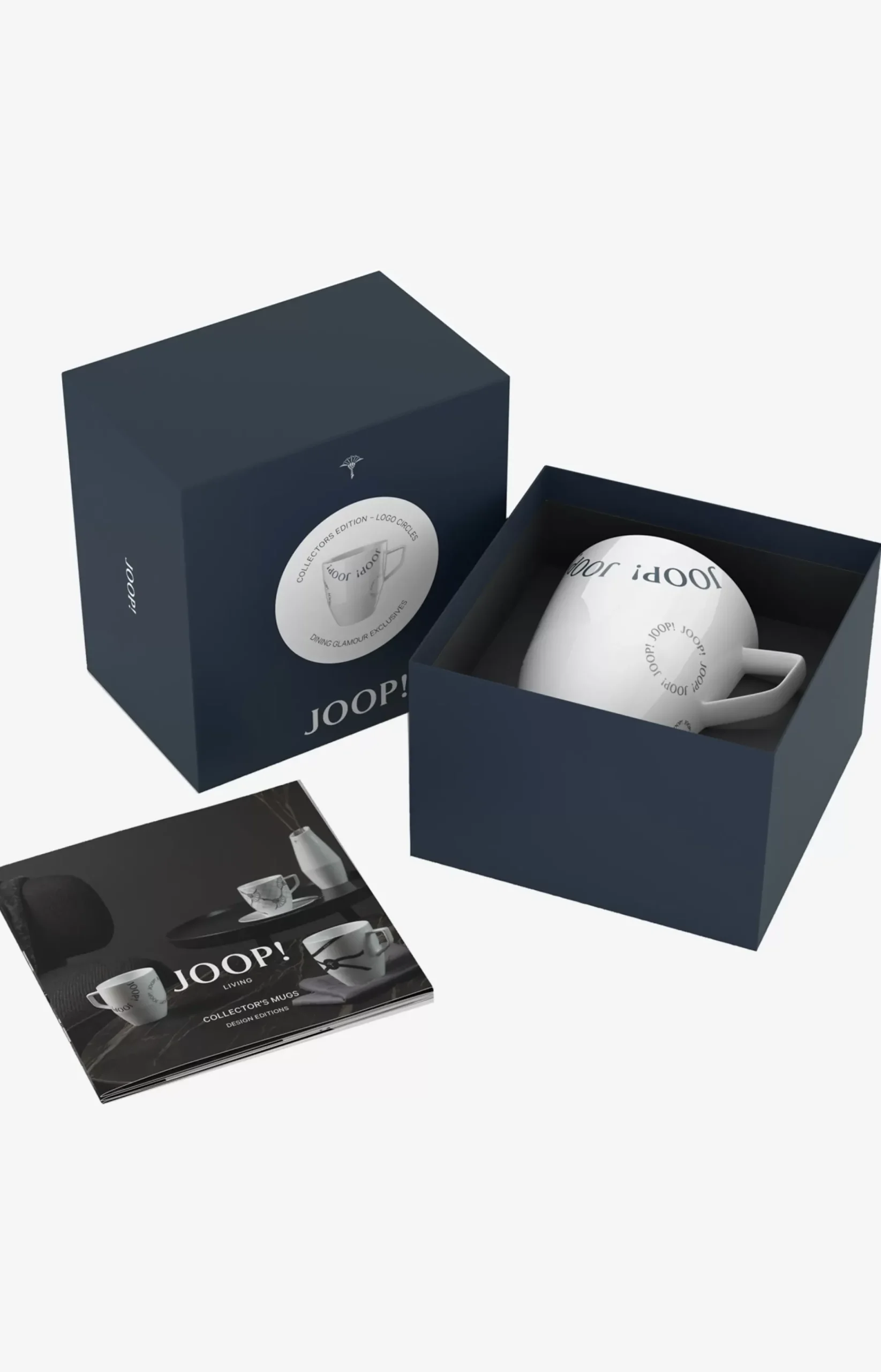 JOOP! COLLECTOR'S MUG FASHION EDITION AUTUMN/WINTER 2021/22 in White/Blue/Grey