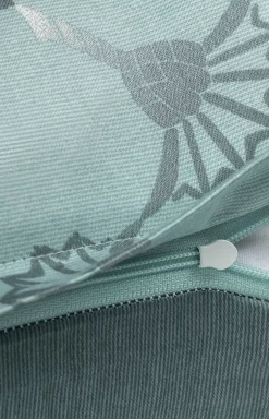 JOOP! CORNFLOWER DOUBLE bedlinen in aqua foam, 135 x 200 cm