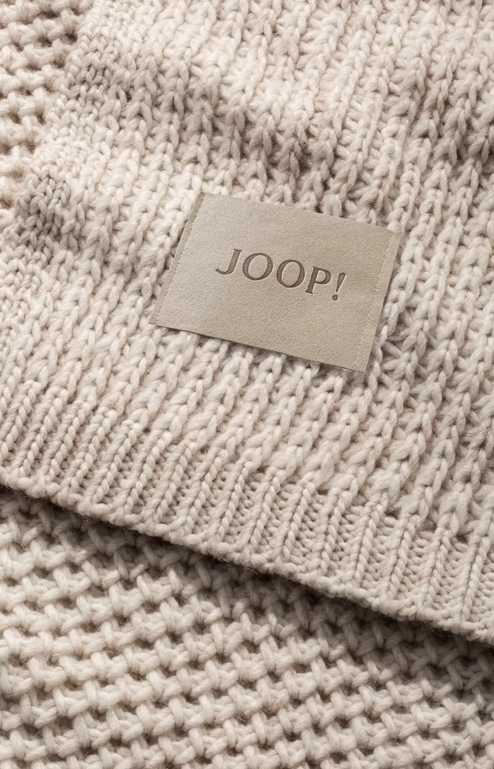 JOOP! DOUBLE KNIT Blanket in Neutral