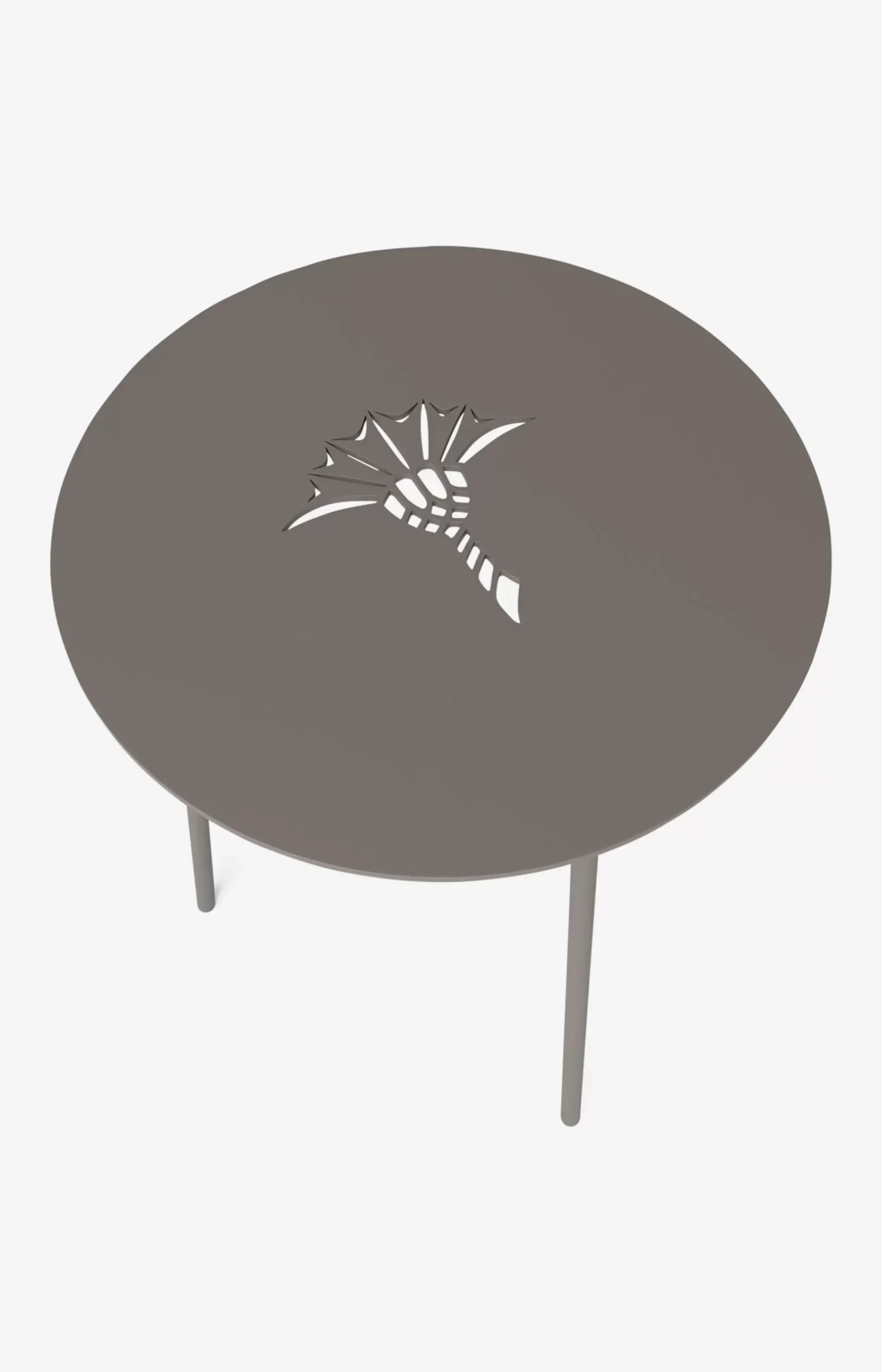 JOOP! EMBOSS side table, 40 x 52 cm in smoke