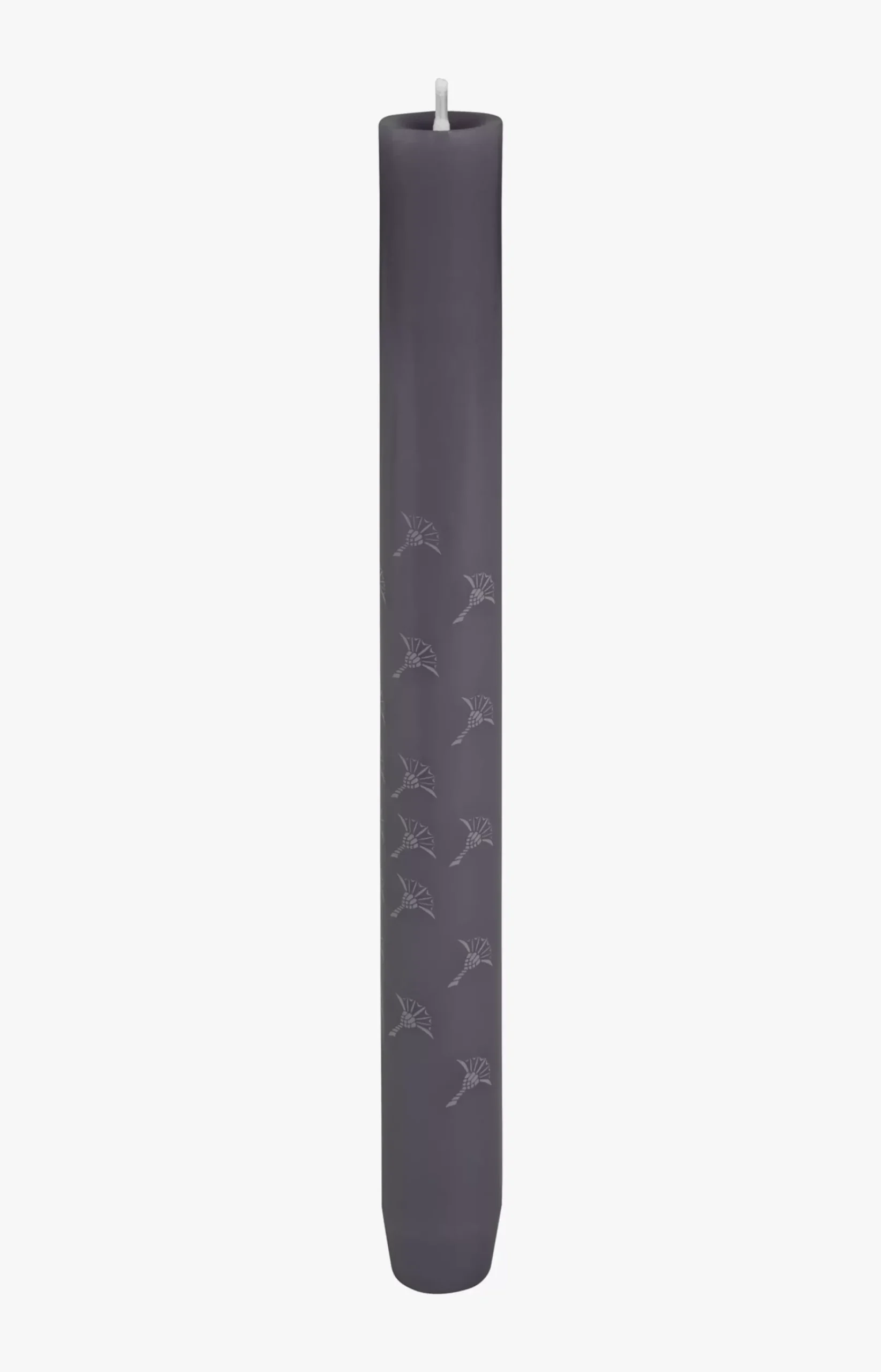 JOOP! FADED CORNFLOWER Dinner Candles in Graphite, Set of 4