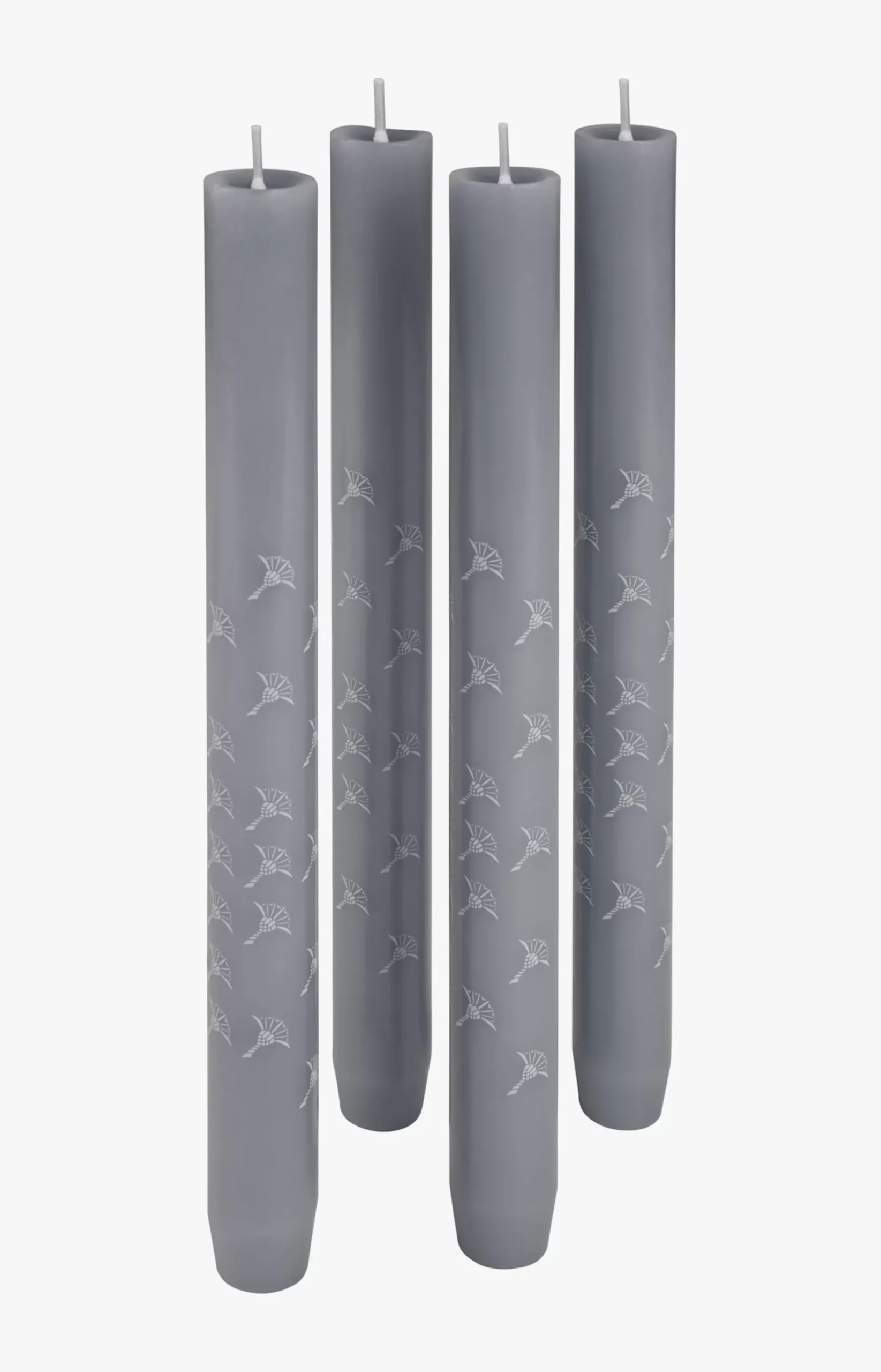 JOOP! FADED CORNFLOWER slate candle set of 4
