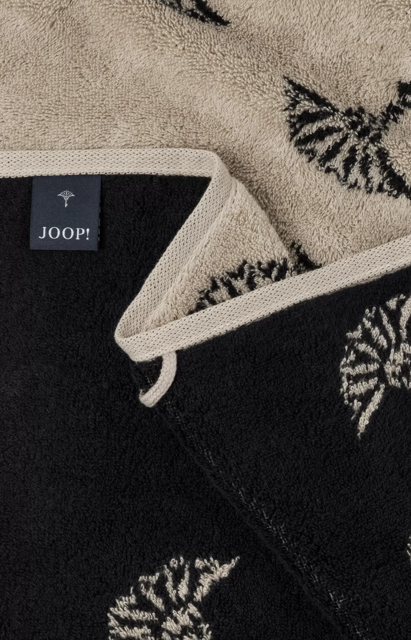 JOOP! FADED CORNFLOWER Terrycloth Range in Ebony