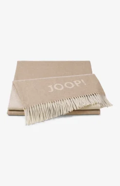 JOOP! FINE-DOUBLEFACE throw in cream/nature