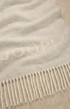 JOOP! FINE-DOUBLEFACE throw in cream/nature