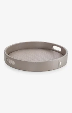 JOOP! Homeline - Small Round Tray in Grey