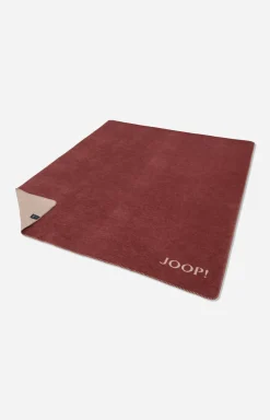 JOOP! MELANGE-DOUBLEFACE Blanket in Château-Rouge
