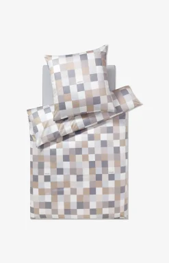 JOOP! MOSAIC bedlinen in sand/pastel