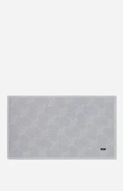 JOOP! NEW CORNFLOWER Bath Mat in Silver, 70 x 120 cm