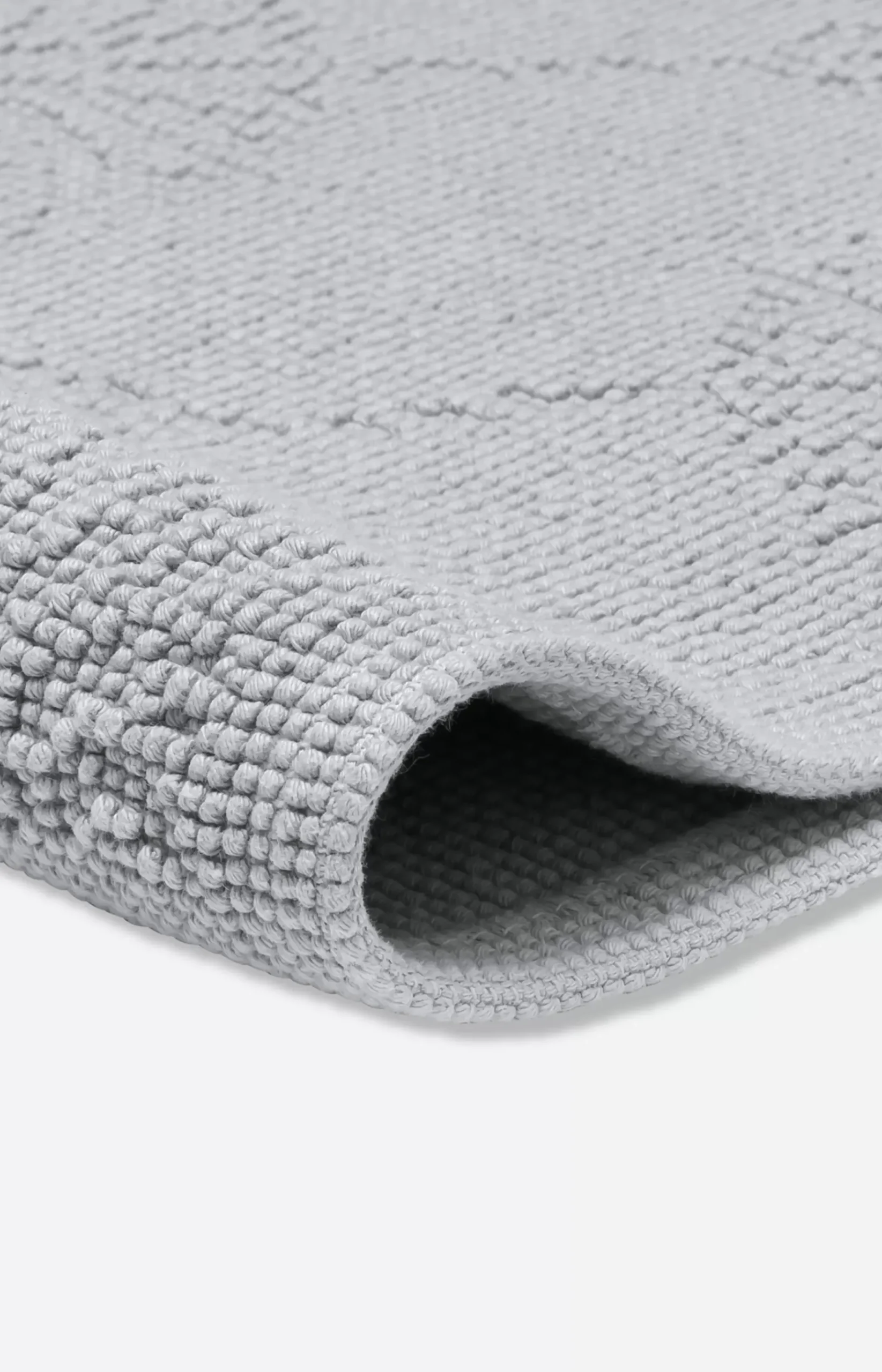 JOOP! NEW CORNFLOWER Bath Mat in Silver, 70 x 120 cm