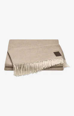 JOOP! NOBLE cashmere throw in nature/beige