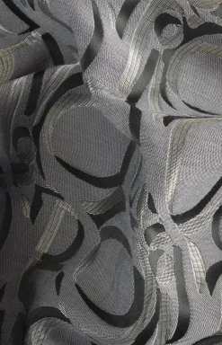 JOOP! Ornament Ready-Made Curtain in Anthracite