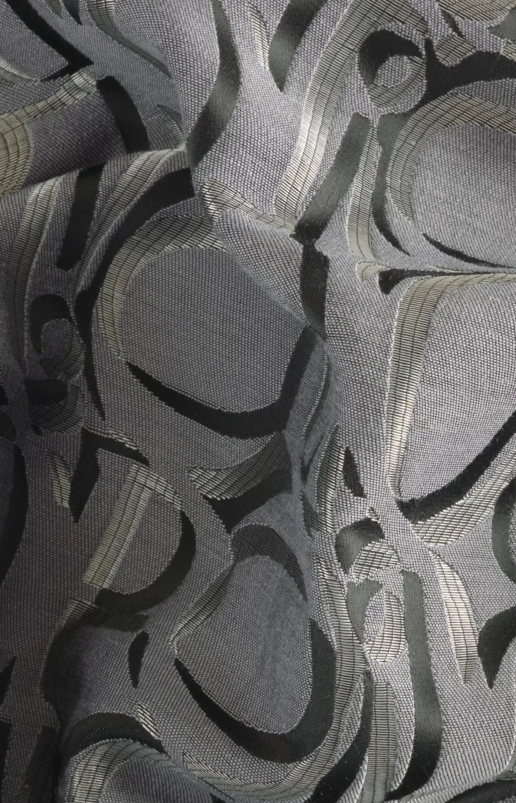 JOOP! Ornament Ready-Made Curtain in Anthracite