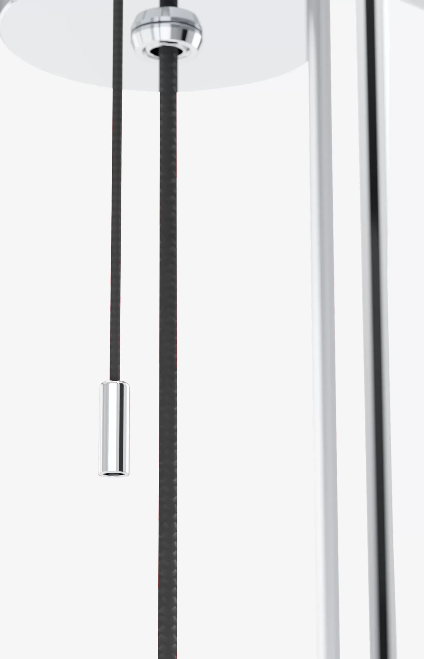 JOOP! ROUND LIGHTS CHROME table lamp, fumé glass/chrome