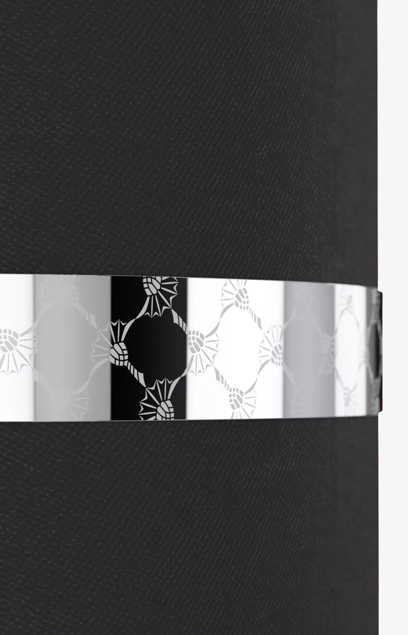 JOOP! ROUND LIGHTS CHROME round wall light, black/chrome