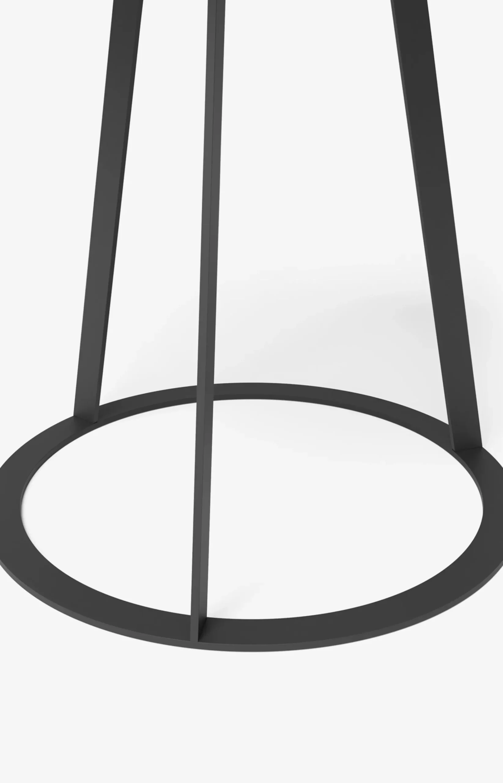 JOOP! ROUND side table with painted wood fibre plate, 45 x 47 cm in anthracite