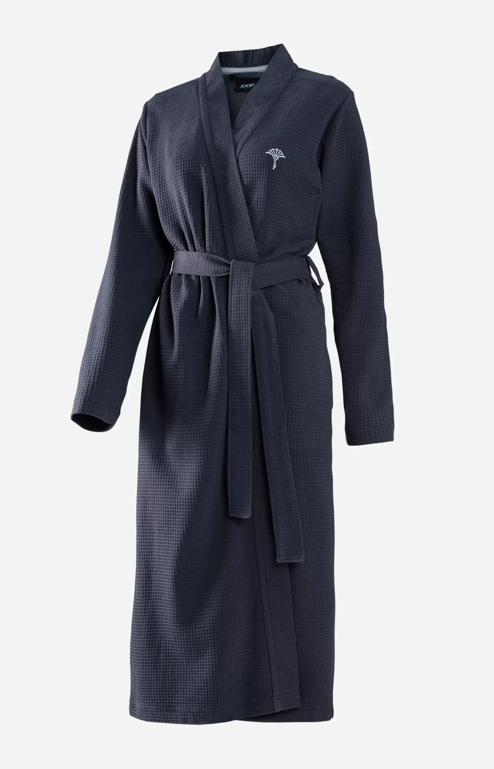 JOOP! UNI-PIQUÉ Bathrobe for Women in Navy