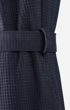 JOOP! UNI-PIQUÉ Bathrobe for Women in Navy