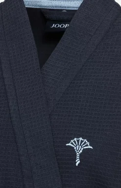 JOOP! UNI-PIQUÉ Bathrobe for Women in Navy