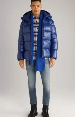 Joshas Quilted Jacket in Blue