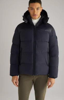 Joshas Quilted Jacket in Navy