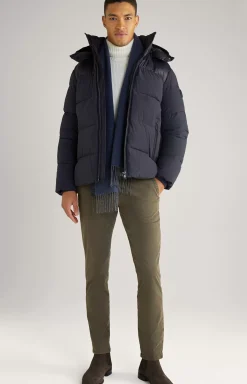 Joshas Quilted Jacket in Navy
