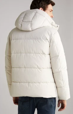 Joshas Quilted Jacket in Off-white