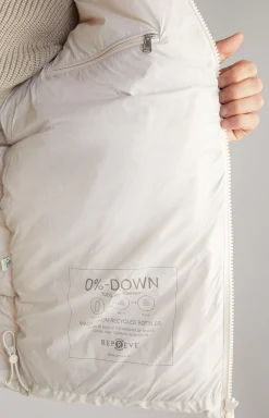 Joshas Quilted Jacket in Off-white