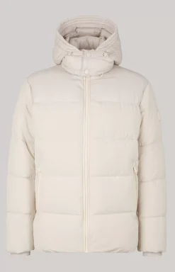 Joshas Quilted Jacket in Off-white
