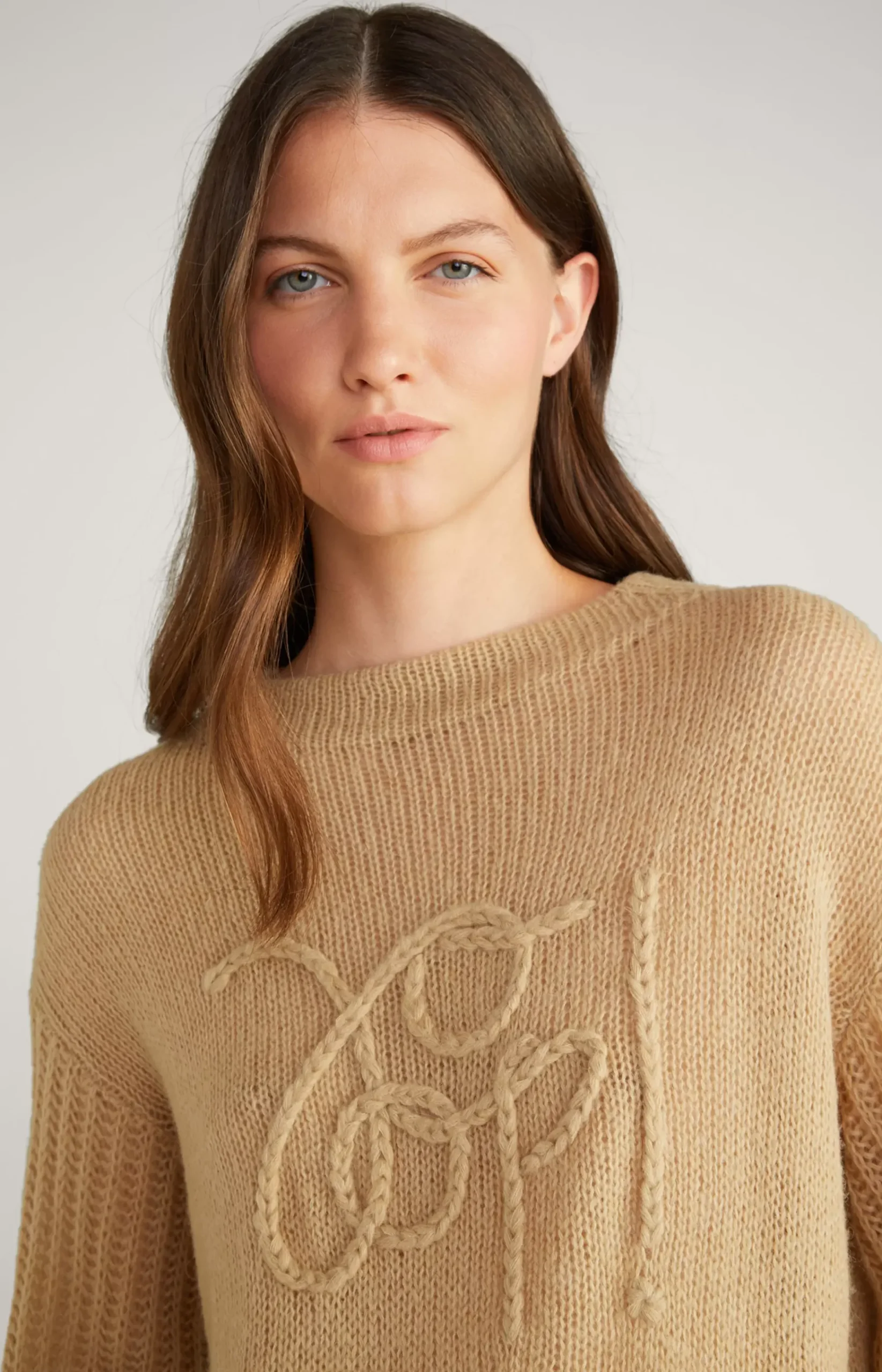 Jumper in Dark Beige
