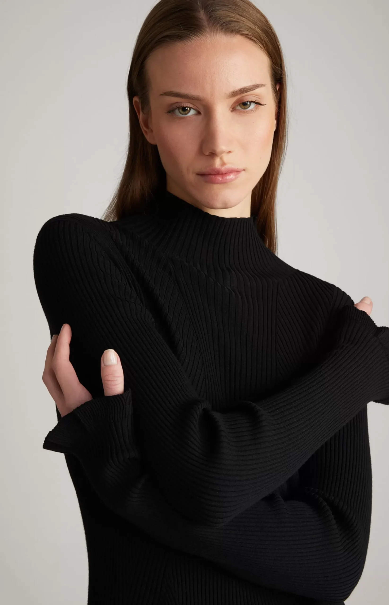 Knitted Dress in Black